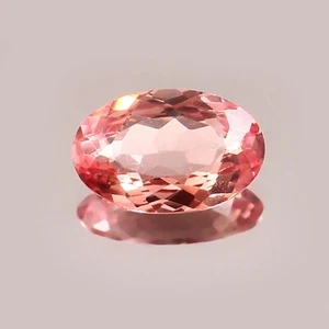 Natürlicher makelloser Ceylon Padparadscha Saphir lose ovaler Schliff Edelstein 2 kt-11 x 7 - Bild 1 von 4