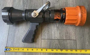 Elkhart Brass Chief 4000-24 Nozzle w/ Pistol Grip Valve - Looks Good - Untested - Picture 1 of 24