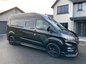 Fits Ford Transit Custom Side Stripe Decals Body Graphics 2012-2025 06 RS - Picture 1 of 11