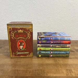 How to Train Your Dragon By Cressida Cowell Hardcover Books Box Set of 6 - Picture 1 of 18