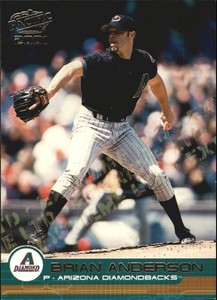 2001 Pacific Extreme LTD Diamondbacks Baseball Card #16 Brian Anderson /45