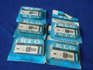 NOS KLG 10 Spark Plugs 5 Sealed Boxes Vintage European Cars/Cycles FE85P FE125P - Imagen 1 de 3