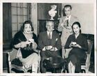 1953 Wire Photo Actors Y Shimoda M Niki S Moriya Tea House Of The August Moon