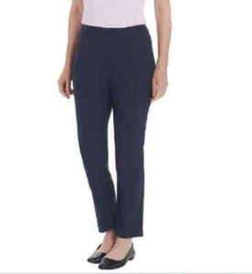 Hilary Radley Ladies EcoCosy Pull-On Ankle Built-in Tummy Control Pant Navy S - Picture 1 of 3