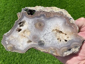 DIG-N-UTAH: AQUA NUEVA AGATE POLISHED # L 617 - Picture 1 of 8