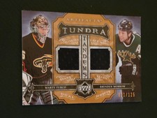 2006-07 UD ARTIFACTS MARTY TURCO MORROW TT-TM #ed 21/125 TUNDRA TANDEMS JERSEY