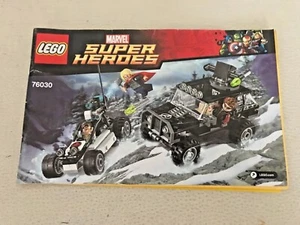 LEGO Super Héros : Notice Instruction - Set 76030 Avengers Hydra Showdown - Imagen 1 de 1