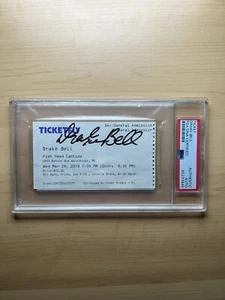 Drake Bell Signed Autographed Concert Ticket Drake and Josh - Picture 1 of 2