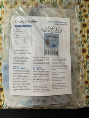 Kit de bienvenida Mary Maxim Blue Bird Foto 1 de 2