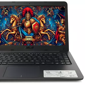 ASUS Laptop 4GB RAM 32GB eMMC Windows 10 WiFi HDMI 14in Lightweight Student PC - Picture 1 of 8