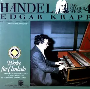 Händel - Edgar Krapp - Das Clavierwerk 4 - Werke Für Cembalo 2LP 1981 '* - Foto 1 di 1