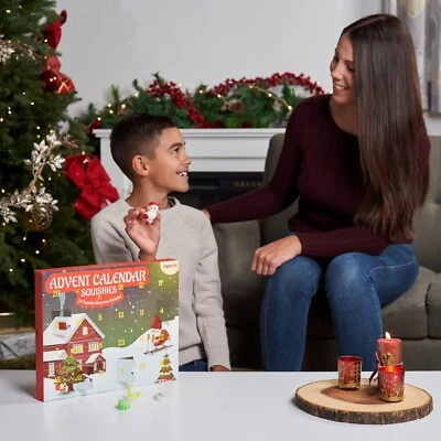 HAPIDS Squishy Advent Calendar for Kids with 24 PCS Christmas Mochi Squishy Toys