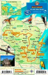 Wisconsin Ice Age Trail & Geology Guide & Map Card - Bild 1 von 2