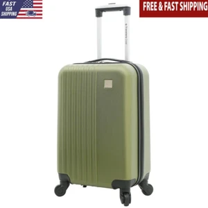 20 Inch Spinner Rolling Luggage 4 Wheels Telescopic Handle Scratch Resistant New - Picture 1 of 6