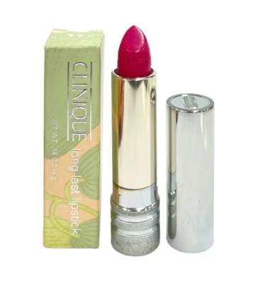 Lápiz labial Clinique Long Last (violeta rojo) vintage nuevo como se ve en las fotos Foto 1 de 3
