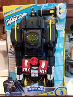 Imaginext GBK77 Transforming Batmobile Toy Remote Control. New In Box - Image 1 of 2