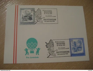 POTTENBRUNN 1982 Butterfly Papillon Cancel Card AUSTRIA Butterflies Papillons In - Imagen 1 de 1