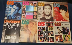 7 US MAGAZINE 1990 + 1 ENTERTAINMENT WEEKLY 1993 CHEERS MAGAZINE LOT  - Imagen 1 de 9
