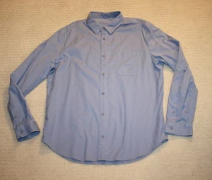Camisa tejida con botones delanteros azul XXL Lululemon Commission - Imagen 1 de 3