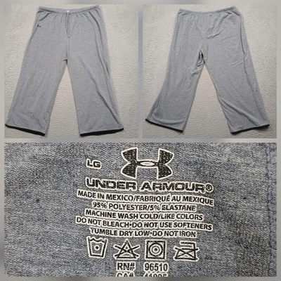 Pantalones de salón Under Armour para hombre grandes grises holgados elásticos Foto 1 de 4