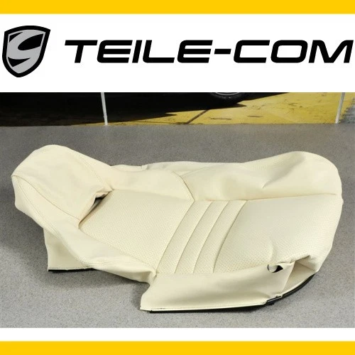 Porsche Panamera G1 970 cover/backrest seat ventilation/crest/leather cream right - Image 1 of 1