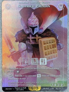 Gaufrier Paladin Foil - Candypocalypse - 062/232 - Carte RISE TCG FR Officielle - Picture 1 of 1