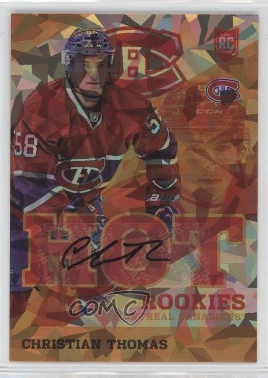 2013 Toronto Fall Expo Score Hot Rookies Cracked Ice Christian Thomas Auto RC - Image 1 of 2