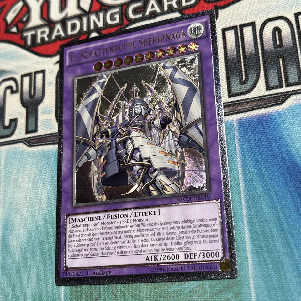 Yugioh El Shaddoll Shekhinaga NECH-DE049 Ultimate Rare 1st Ed NM - Image 1 of 4