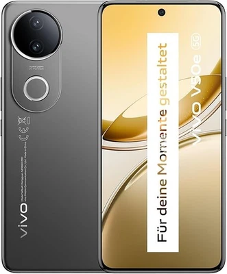 VIVO V50e 5G 256 GB, Satin Black, Dual SIM - Bild 1 von 4