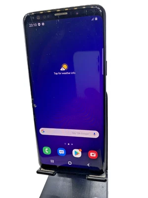 Samsung Galaxy S9 SM-G960 - 64GB - Midnight Black (Unlocked) (Single SIM) B3-18 - Image 1 of 4
