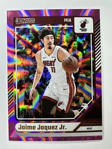 2024-25 DONRUSS Jaime Jaquez Jr. /50 laser rosa #140 Miami Heat - Foto 1 di 2