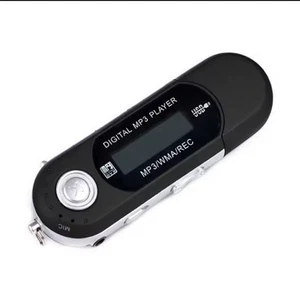 USB MP3-Player 8 GB mit FM-Radio und Aufnahmefunktion ( Ohne Kopfhörer ) Schwarz - Bild 1 von 3