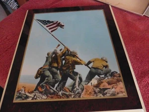 Flag Raising Iwo Jima Mt Saribachi Hotel Commodore Lincoln Day 23 de febrero de 1945 certificado de autenticidad - Imagen 1 de 6