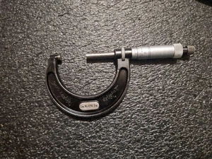 Vintage L. S. Starrett 1-2" No. 436 Micrometer W/ Ratchet Stop. - Picture 1 of 2