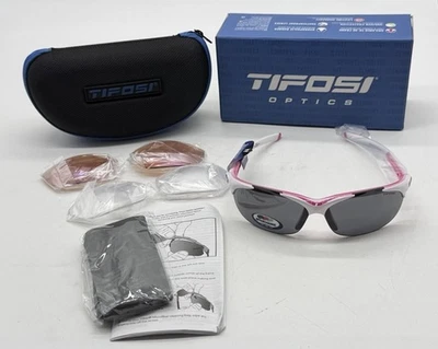 Gafas de sol envolventes Tifosi Wisp 0040103101 rosa carrera/gris rojo lentes transparentes talla única Foto 1 de 4