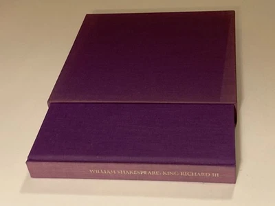 King Richard III by Shakespeare; 1987 Illustrated Edition in Slipcase, VG+ / VG+ Foto 1 de 4