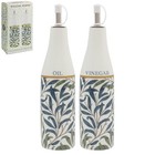 Oil & Vinegar Bottle Set William Morris Willow Bough Floral Kitchen Gift Set
