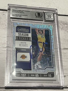 Austin Reaves Signed Card Contenders Premium Edition Slabbed Beckett IP Auto a - Picture 1 of 3