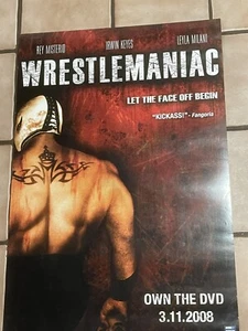 25 x 17 WRESTLEMANIAC Rey Misterio Horror DVD Movie Poster RARE WWE Wrestling - Picture 1 of 1