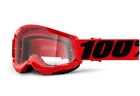 100% Strata 2 Youth Fahrradbrille One size Rot