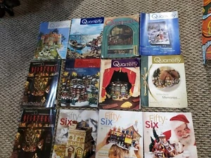 LOT Of  (12)  1994 1998 1999 2001  DEPT 56 Quarterly Magazines Vtg - Picture 1 of 7