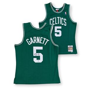 Kevin Garnett Autographed Celtics Signed Mitchell Ness Swingman Jersey Fanatics