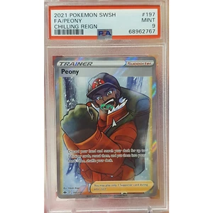 PSA 9 - Chilling Reign - Peony #197 - Picture 1 of 1