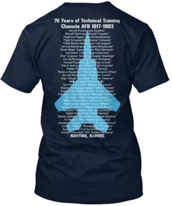 T-Shirt Chanute AFB-Remembering Afb 1917-1993 76 Jahre Made in USA S-5XL - Bild 1 von 1