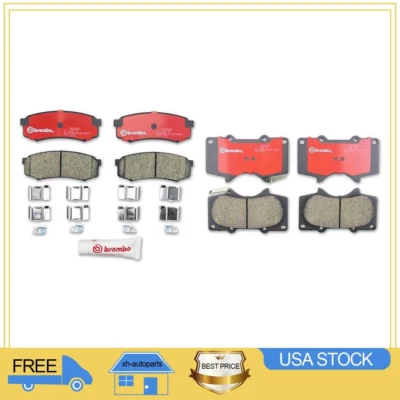 Front & Rear Ceramic Brake Pads Set For 2003-2009 Lexus GX470 XH - Image 1 of 4