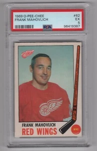 FRANK MAHOVLICH 1969-70 O-PEE-CHEE 69-70 NO 62 PSA 5 93657 - Bild 1 von 2