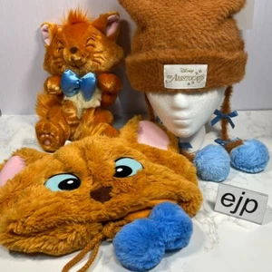 Tokyo Disney Resort Limited The Aristocat Toulouse Shoulder Bag Knit Cap Fluffy - Picture 1 of 24