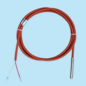 Pt1000 Temperaturfühler 2 Meter Silikon-Leitung bis 250°C | PT 1000 Fühler - Bild 1 von 2