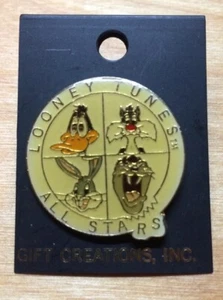 Vintage Looney Tunes All Stars Emaille Pin Geschenk Creations Inc - Bild 1 von 2