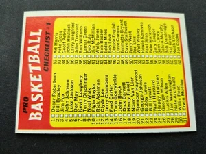 1971-72 Topps Basketball Card # 144 NBA Checklist 1-144 (VG/EX) - Picture 1 of 3